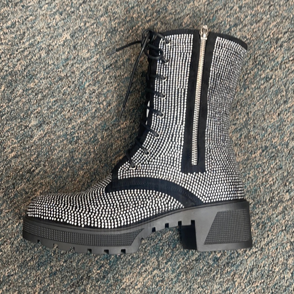 Rhinestone embellished Booties